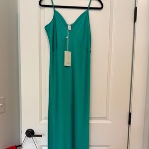 NWT Silky Green Joie dress -XS